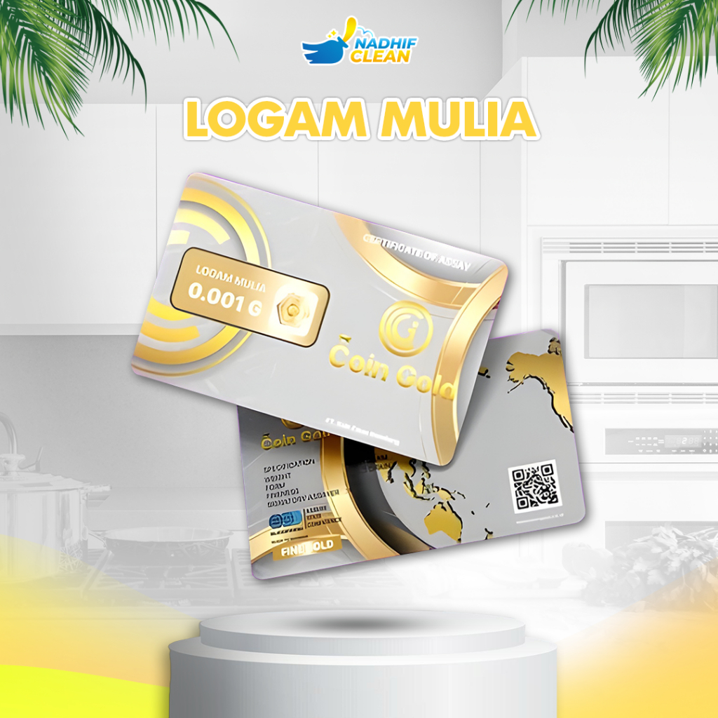 Logam Mulia 0.001 gram Coin Gold Coingold Babygold Mini gold Minigram Emas Kecil