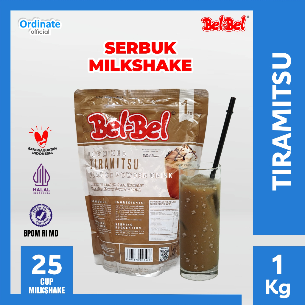 

Bubuk Minuman Rasa Tiramisu 1 Kg - Belbel