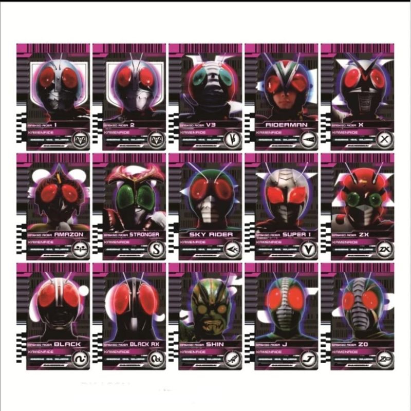 Custom Card Kamen Rider Decade Showa Rider