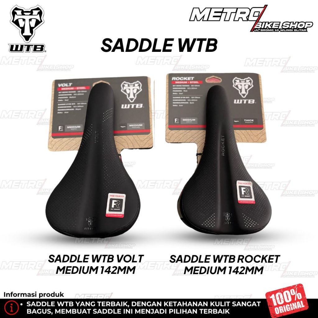 Saddel WTB Volt Rocket Saddle WTB Sadel sepeda gunung sadel MTB