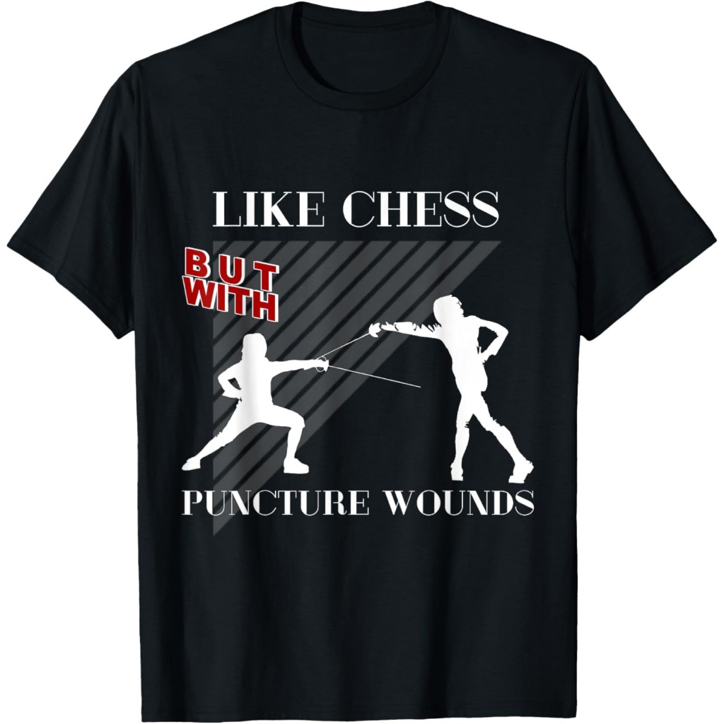 Seperti Catur Tapi Dengan Luka Tusuk Kaos Anggar Keren
