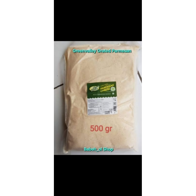 

green valley parmesan cheese 500g / keju parmesan