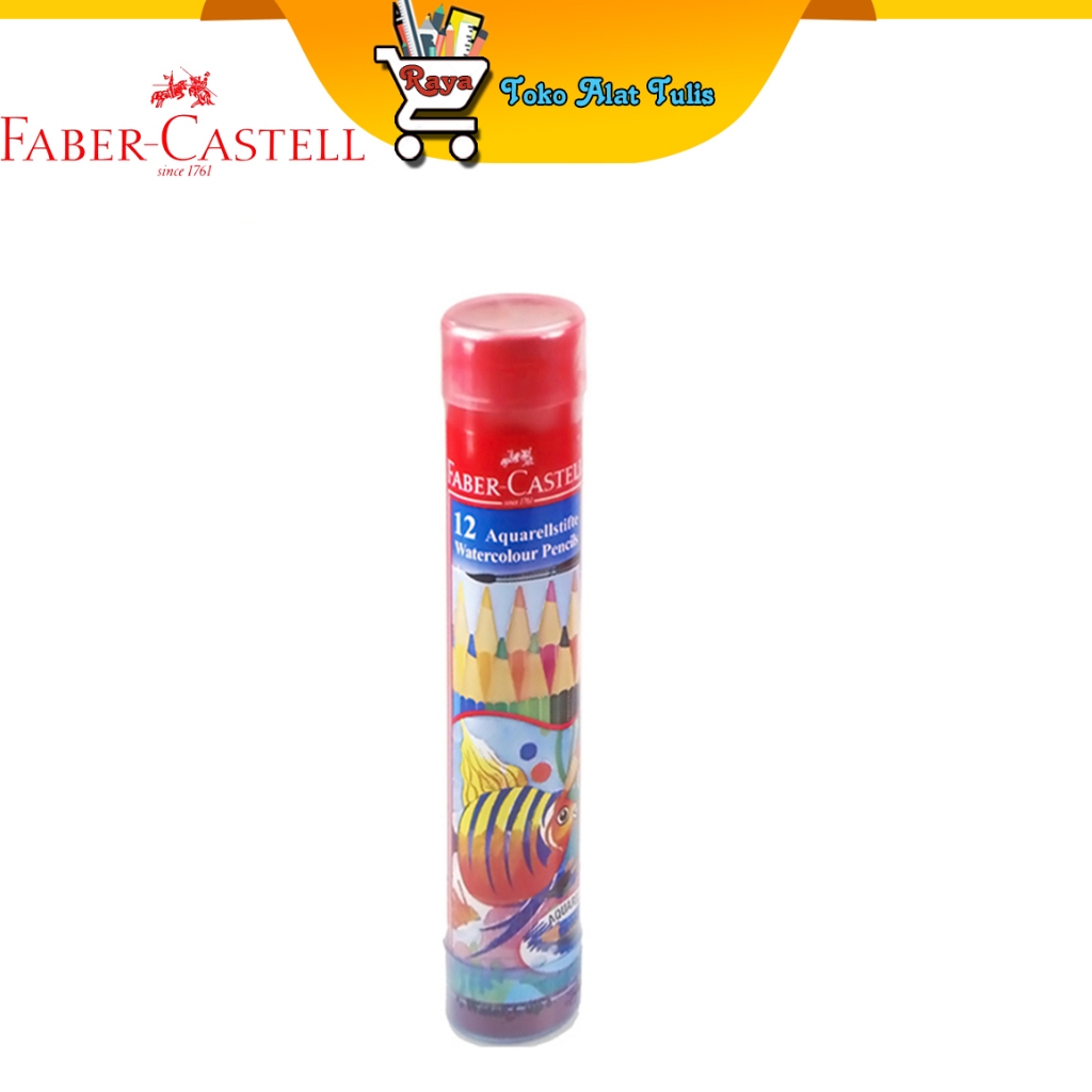 

Faber Castell Watercolor pencils in round tin 12L 115912