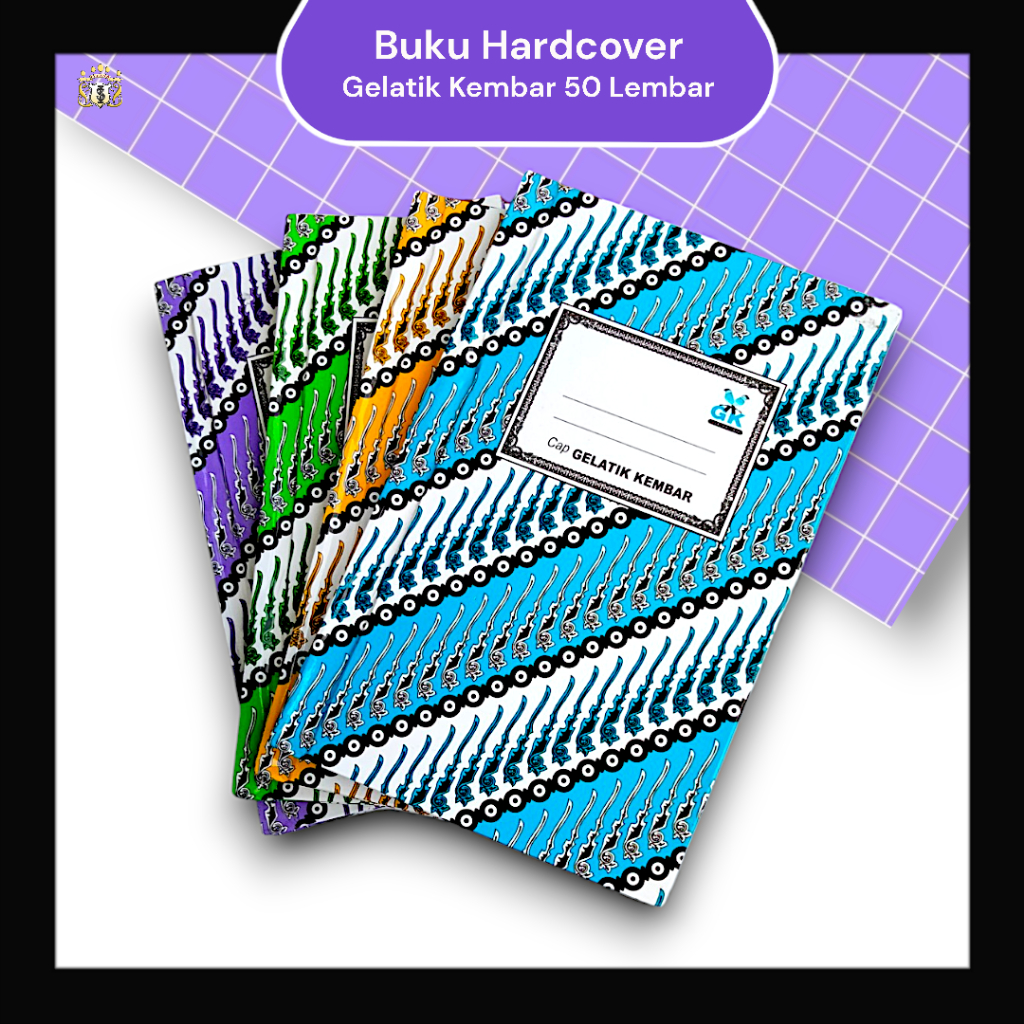 

Buku Hard Cover Gelatik Kembar 50 Lembar / Buku Catatan Batik / Buku Sekolah / Serbaguna