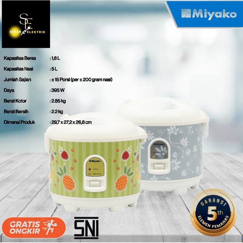 Rice Cooker Miyako MCM-528