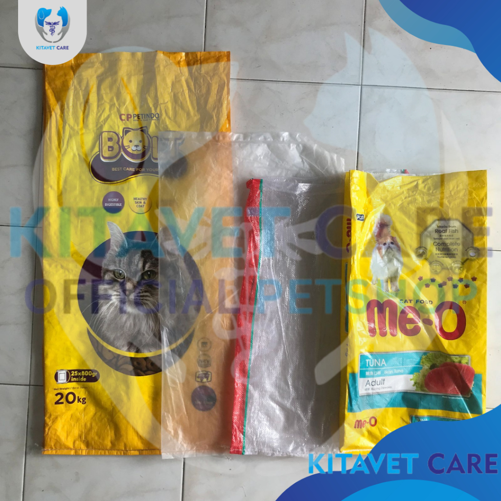 

Karung Bekas Pakan Kucing atau pasir 20, 7, 6,8 kg 25 liter