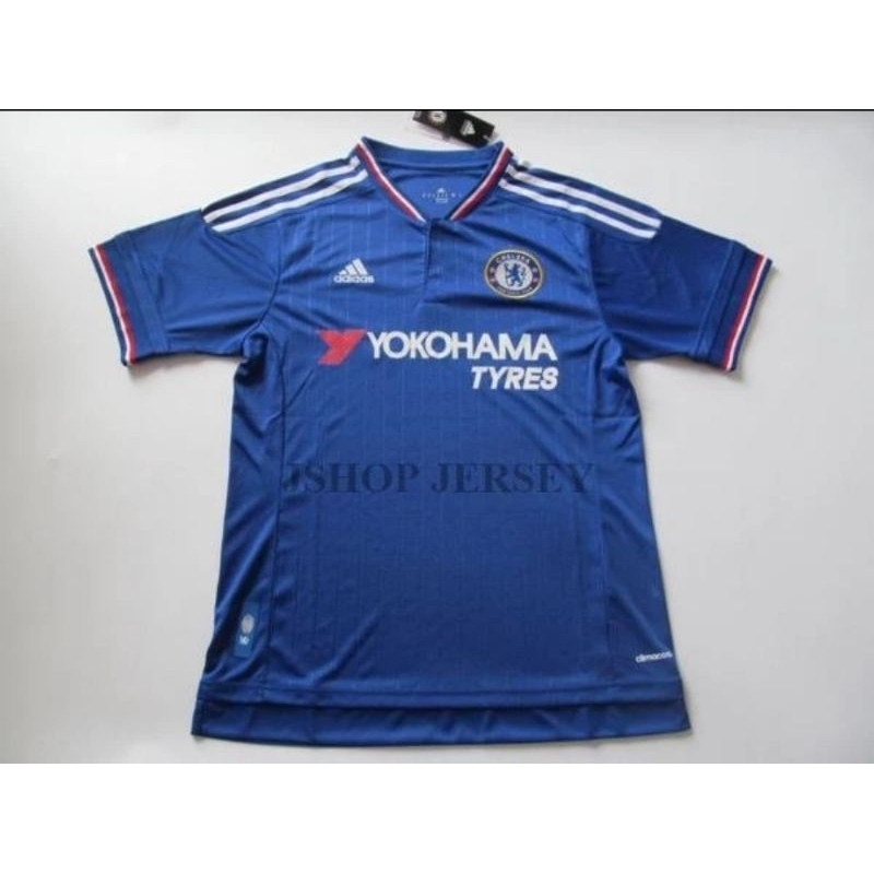 Jersey Kaos Baju Sepak Bola Chelsea Home Away 3rd Third Biru Retro Classic Klasik Jadul Lawas Yokoha