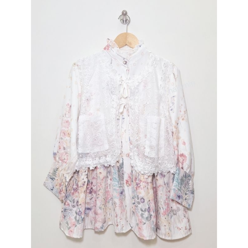 MIDI DRESS BLOUSE ATASAN MEIJIWANG