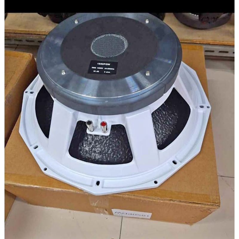 speaker component PD 1850 18 inch putih edition Daun Kulit Jeruk / coil 5 inch /2000 watt