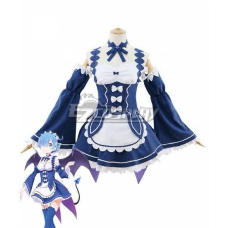 Rem Devil costume fullset