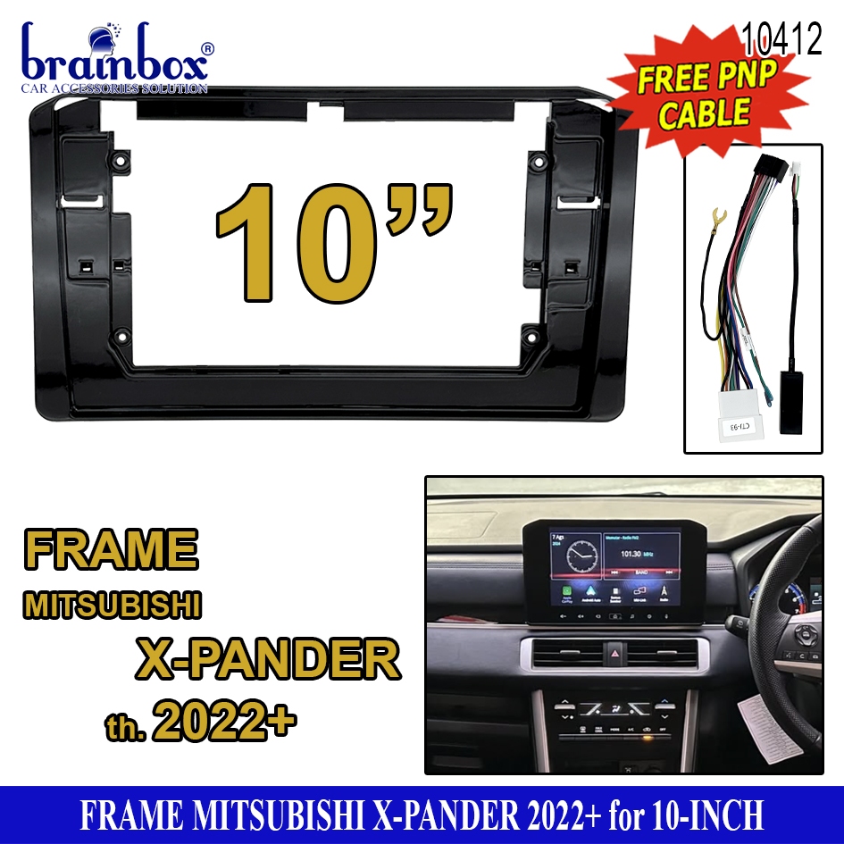 Frame Head Unit Android Mitsubishi X-pander Xpander 2022+ 10 Inch Bingkai Panel TV Mobil