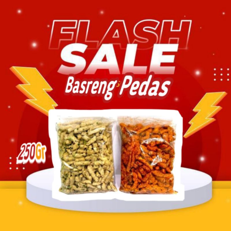 

( BASRENG STIKk ) Baso Goreng Bumbu Pedas Daun Jeruk isi 250 gr