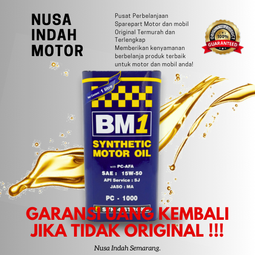 Oli BM1 4T SAE 15W-50 matic 10W-30 0.8/1Ltr