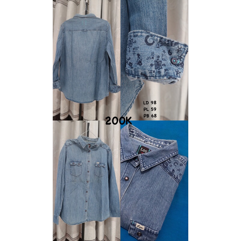 Kemeja Lee Denim Wanita