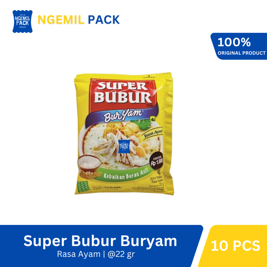 

Super Bubur Buryam Renceng Isi 10pcs @22Gr