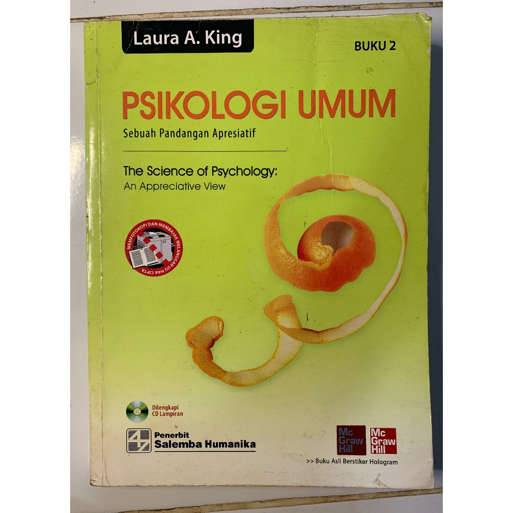 Buku Original Psikologi Umum; Sebuah Pandangan Apresiatif Buku 2 Laura King