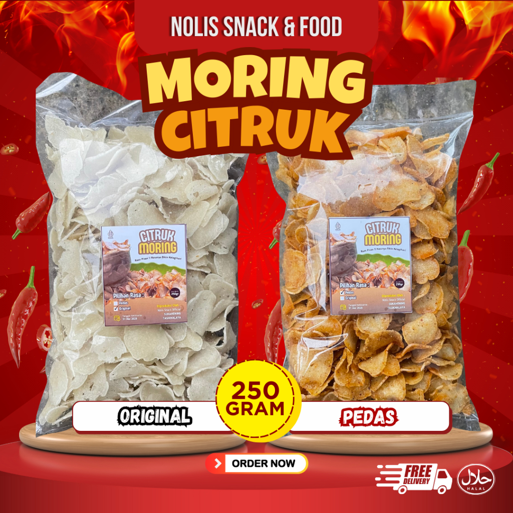 

CITRUK MORING ASLI TASIKMALAYA [NOLIS SNACK & FOOD] MOLRING | CIMOL KERING