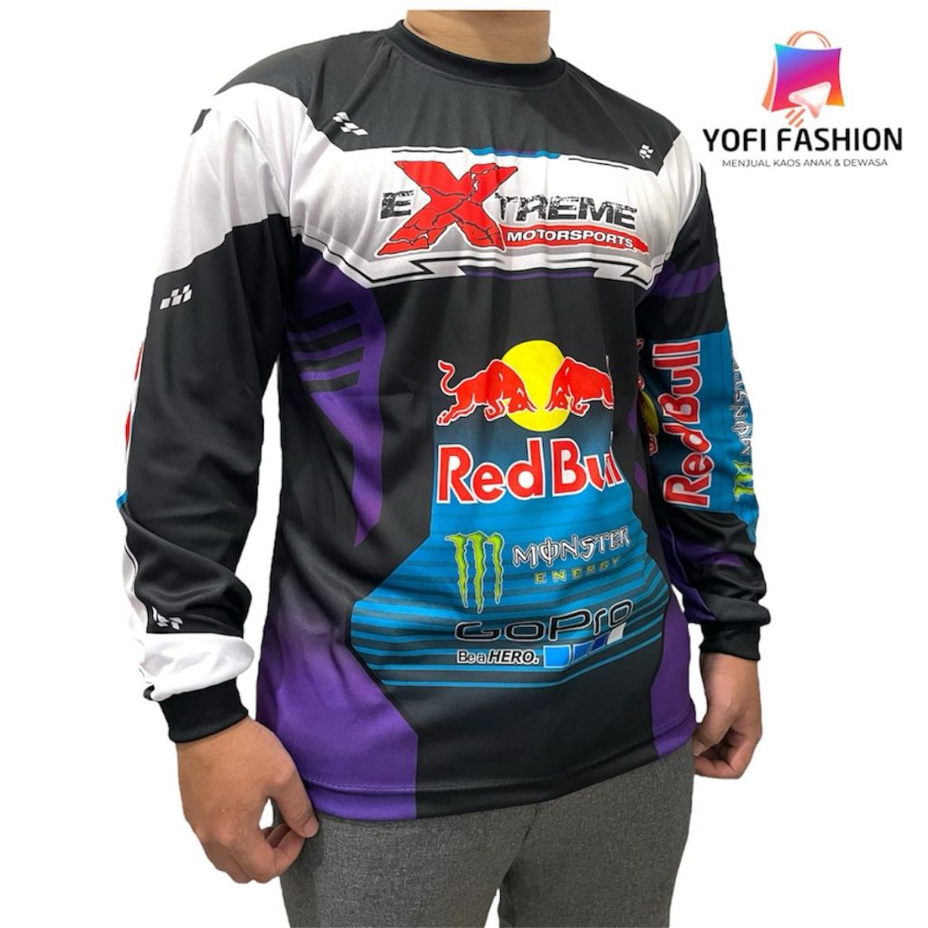JERSEY MOTORCROSS KAOS MOTORSPORT BAJU OFROAD TRAIL