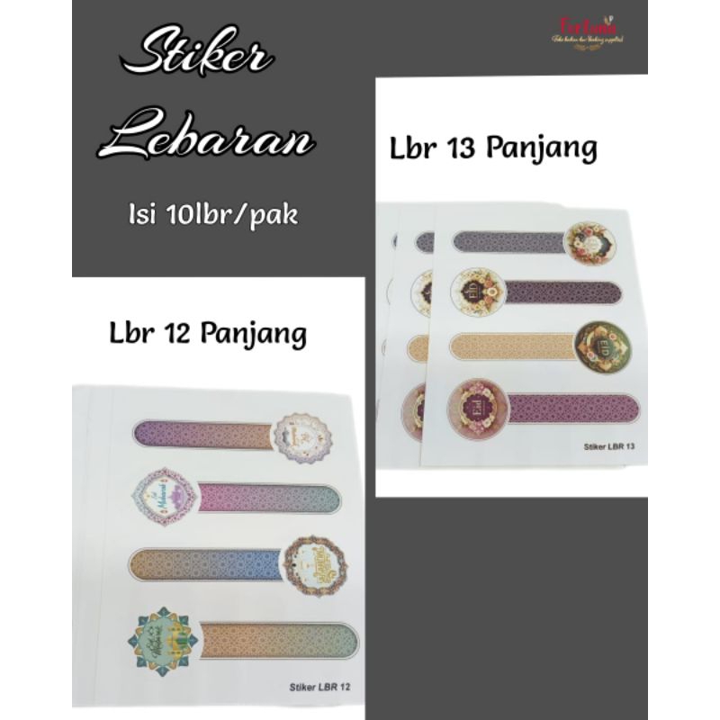 

Stiker Lebaran LBR Panjang Isi 10pcs JMS (1pak)