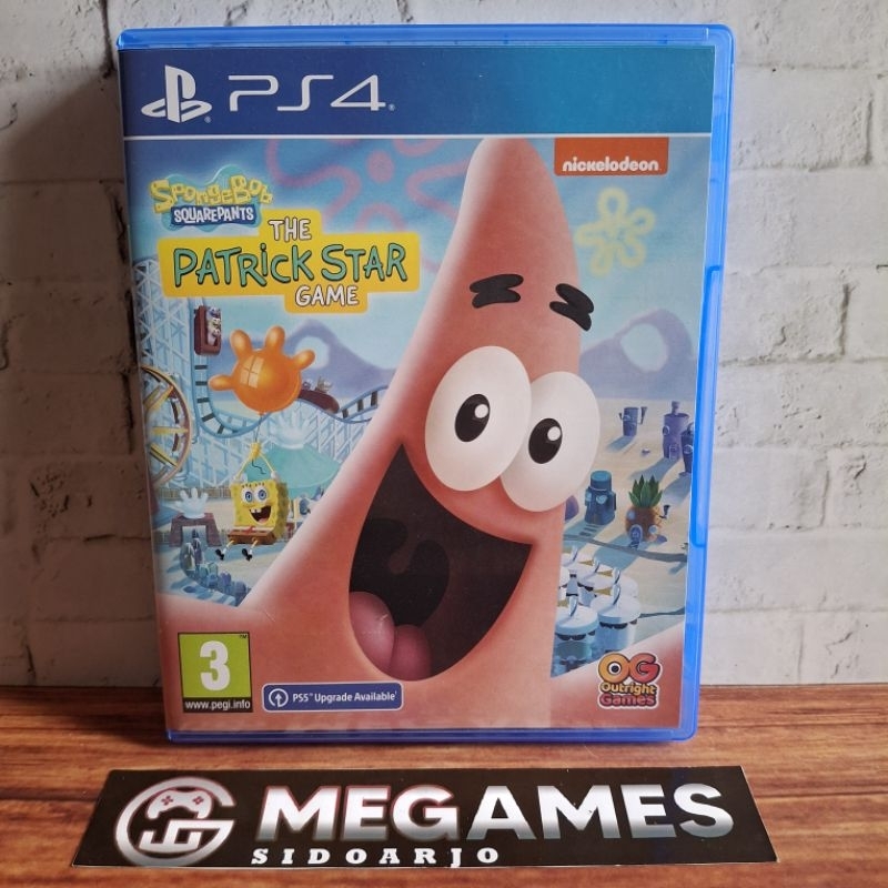 Kaset BD PS4 Spongebob Squarepants The Patrick Star Game - Second/Bekas