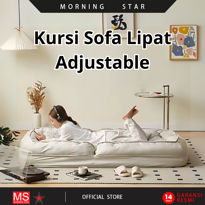 Sofa Lipat Jumbo / Kursi Lipat Tatami / Sofa Bed Portable / Kursi Santai Busa / Sofa Malas