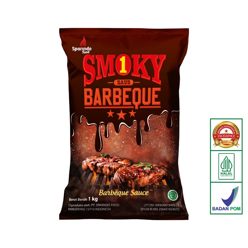 

SMOKY1 Saus Barbeque 1kg ( Saus Barbeque Original )