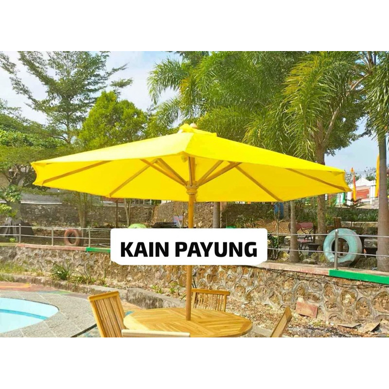 Kain Payung Taman / Kain Payung Waterproof / Kain Payung Parasit Ready Stok