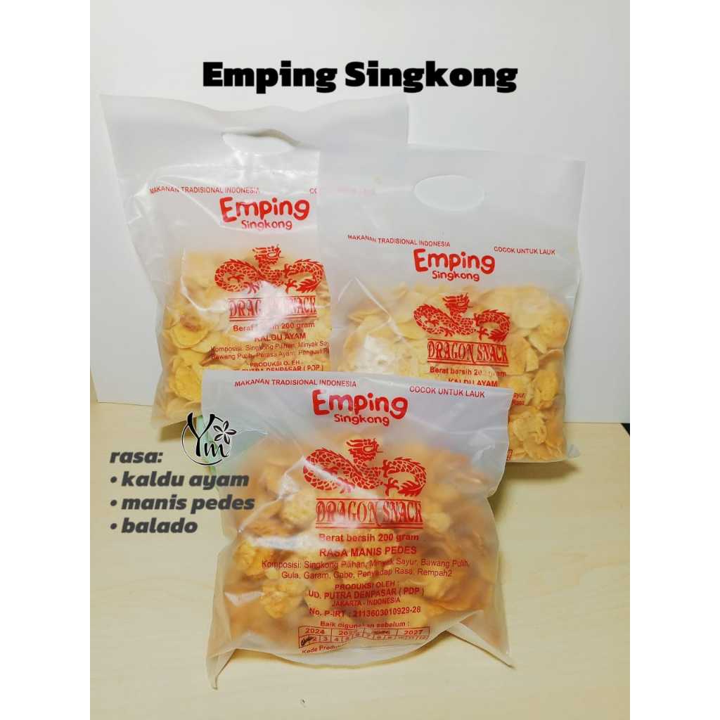 

Emping Singkong 200g - Rasa Balado/Kaldu Ayam/Manis Pedas