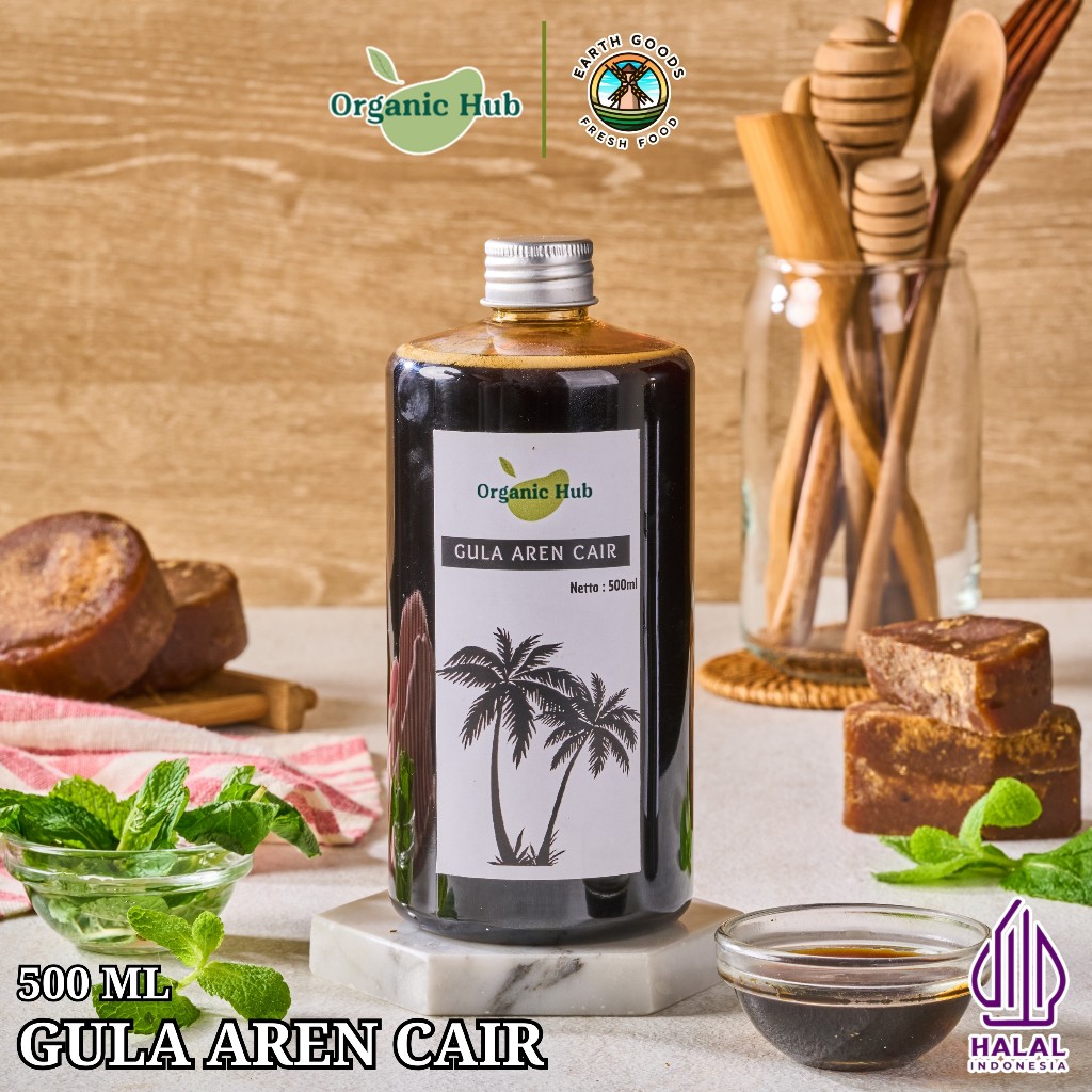 

Organic Hub Gula Aren Cair Original Premium Quality Organik Liquid Palm Sugar 100% Murni Asli 500 ml