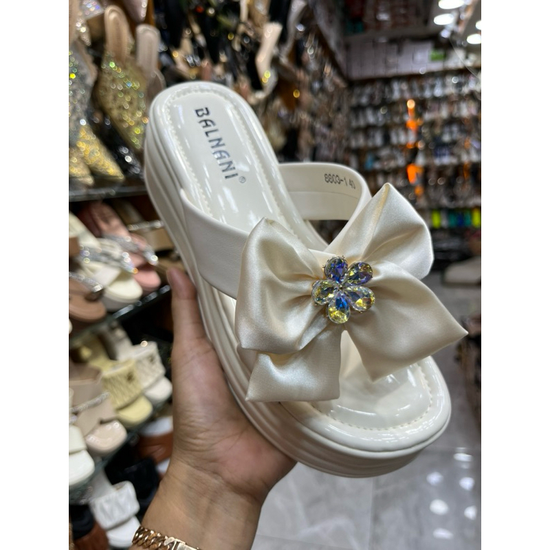 BALNANI-SANDAL WEDGES WANITA IMPORT PITA
