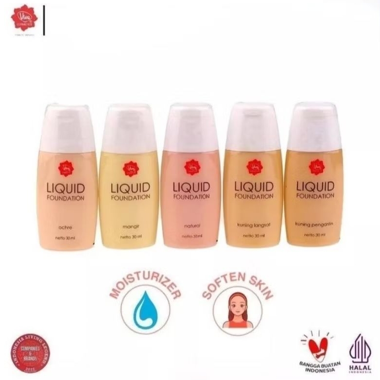 (TERLARIS) VIVA LIQUID FOUNDATION 30ml/ FOUNDATION/ VIVA