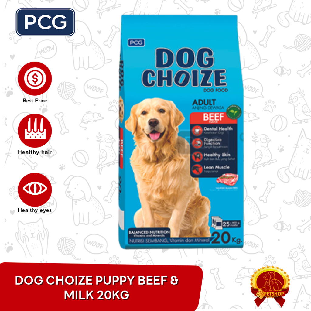 [GOSEND] Makanan Anjing / Dog Food  Dog Choize Beef 20 Kg / Dog Food Anjing Dewasa 20kg