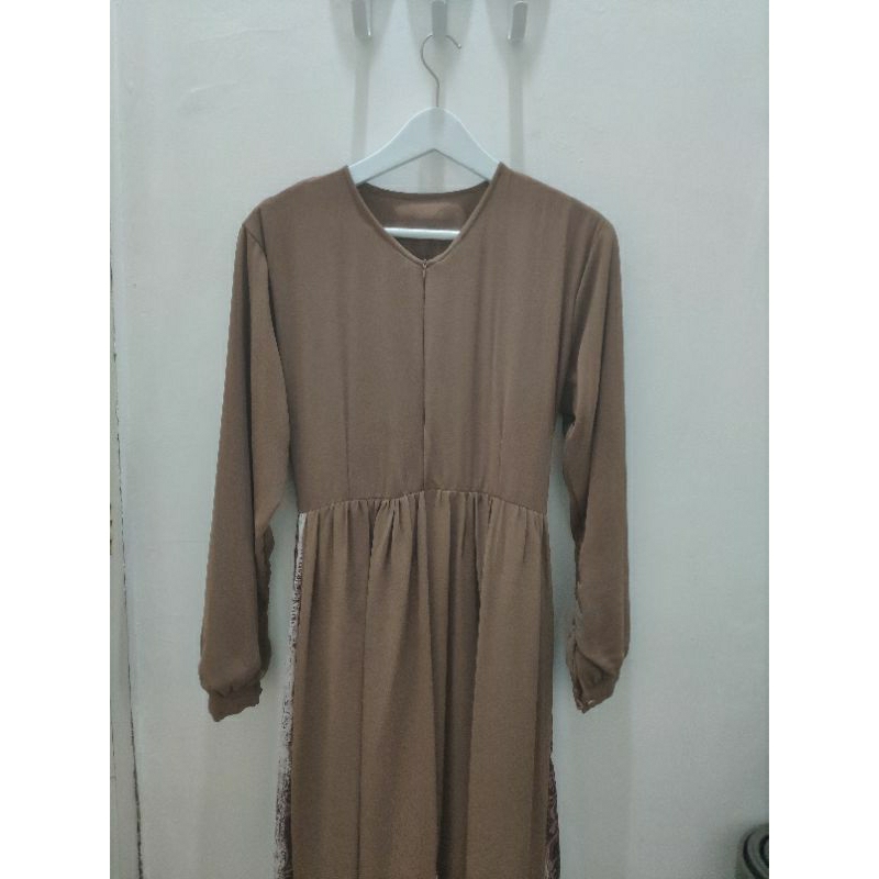 GAMIS JILBAB BERGO COKLAT