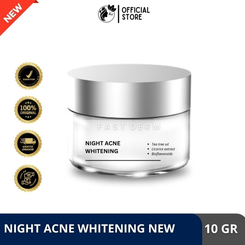 Fast Derm Night Acne Whitening New