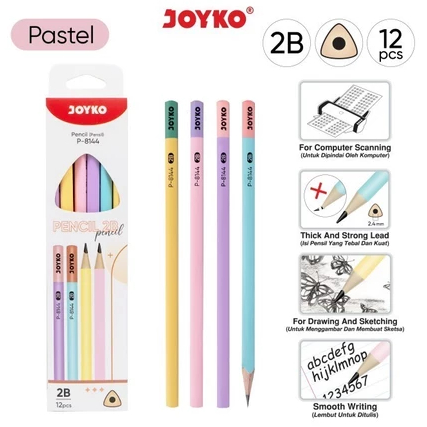 

Pencil Joyko // Pensil Murah // Pensil Joyko P-8144 2B (LSN )