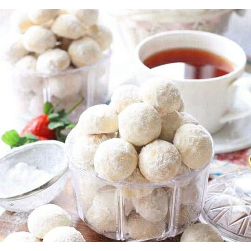 

putri salju bulat kemasan toples 250gr