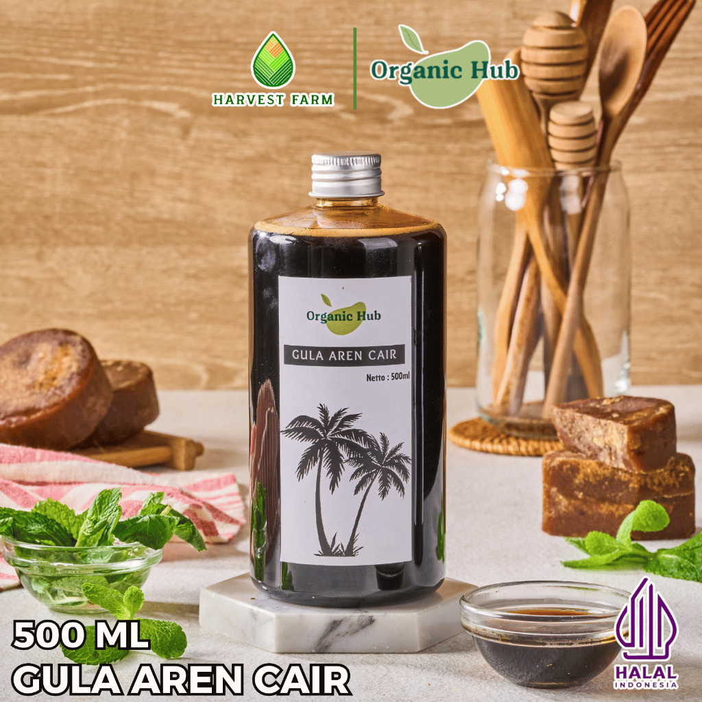

Organic Hub Gula Aren Cair Original Premium Quality Organik Liquid Palm Sugar 100% Murni Asli 500 ml