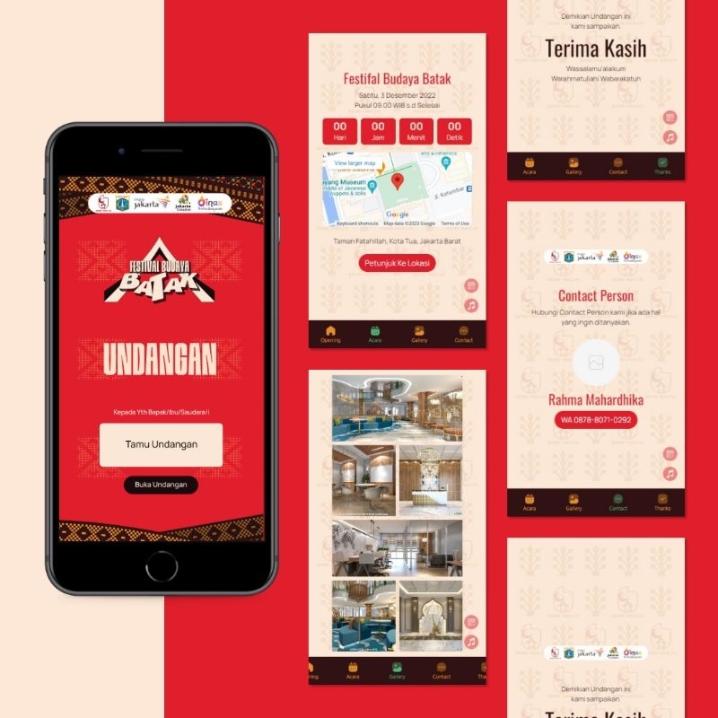 UNDANGAN DIGITAL PERNIKAHAN WEBSITE TEMA ADAT