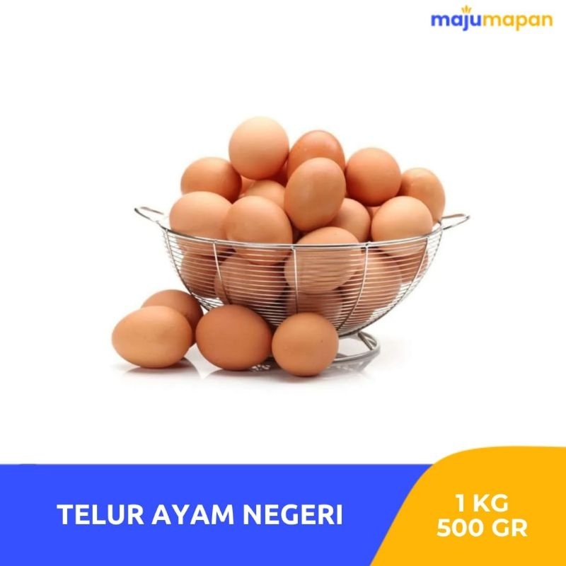 

Telur Ayam Negeri 1 kg / 500 gr
