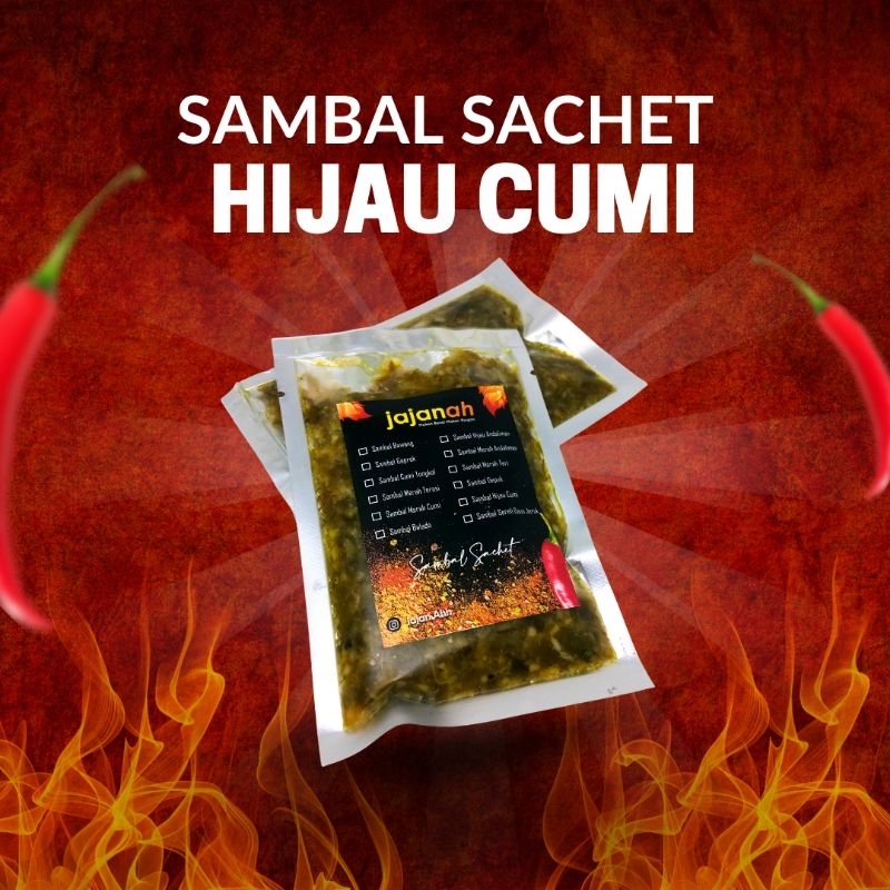 

SAMBAL SACHET HIJAU CUMI 20gr