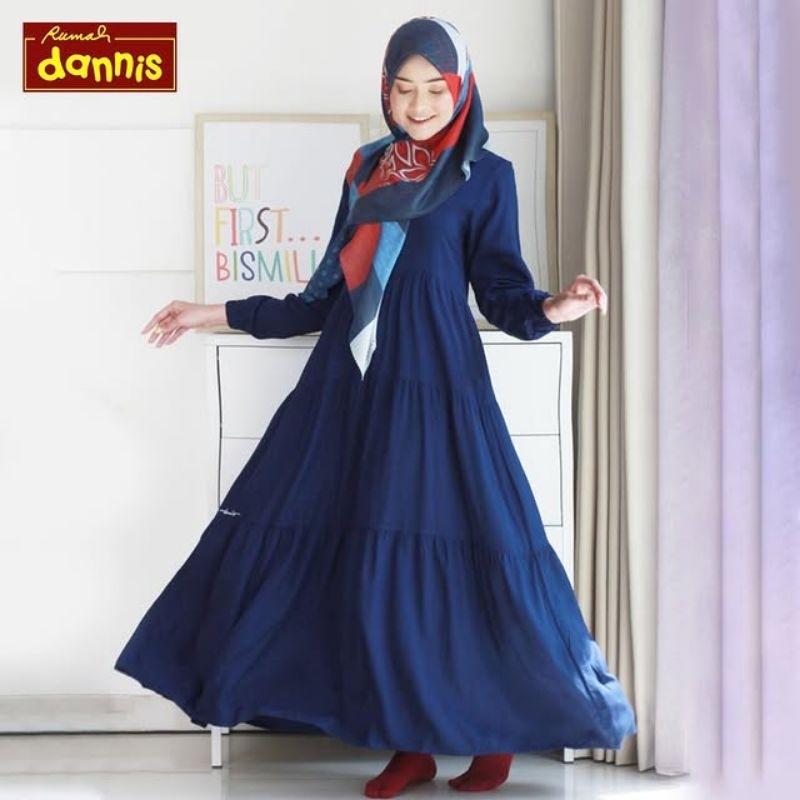 Abaya Dannis d'Daisy Daily Sale Gamis Dress Kondangan Baju Muslim Wanita