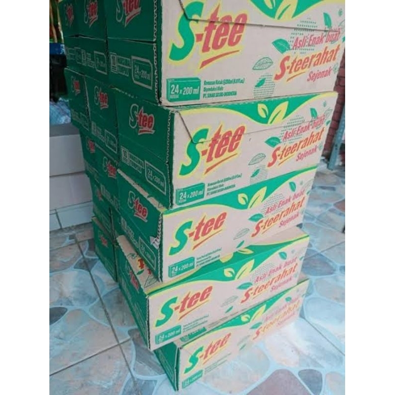 

S-Tee ukuran 200ml 1 dus isi 24pc exp aman