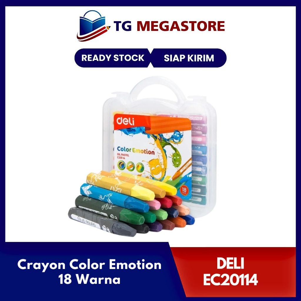 

Crayon Deli Color Emotion 18 Warna - EC20114