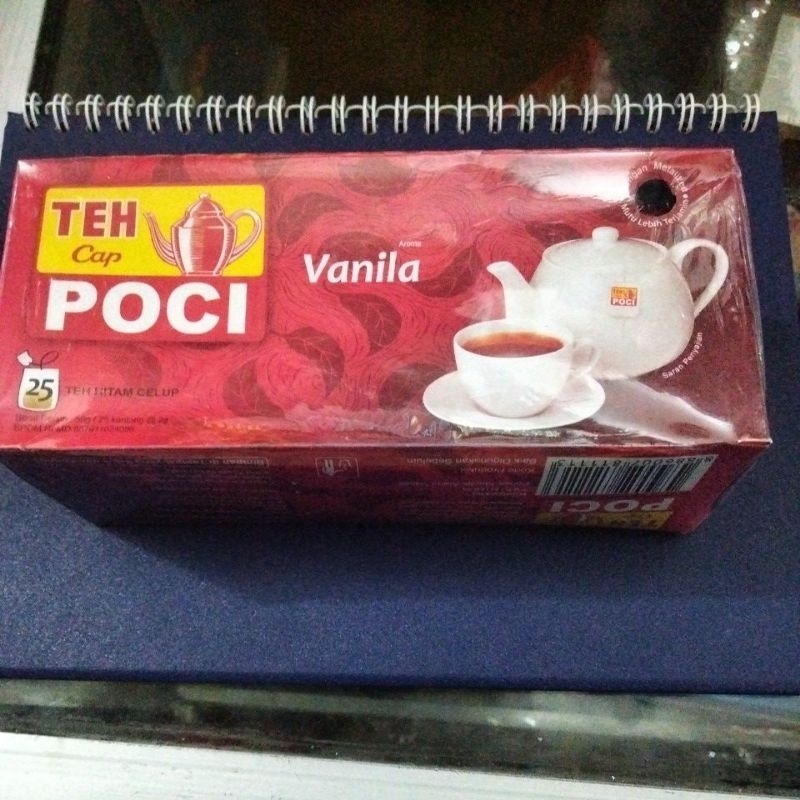 

TEH CAP POCI VANILA 50 GR( ISI 25PCS)