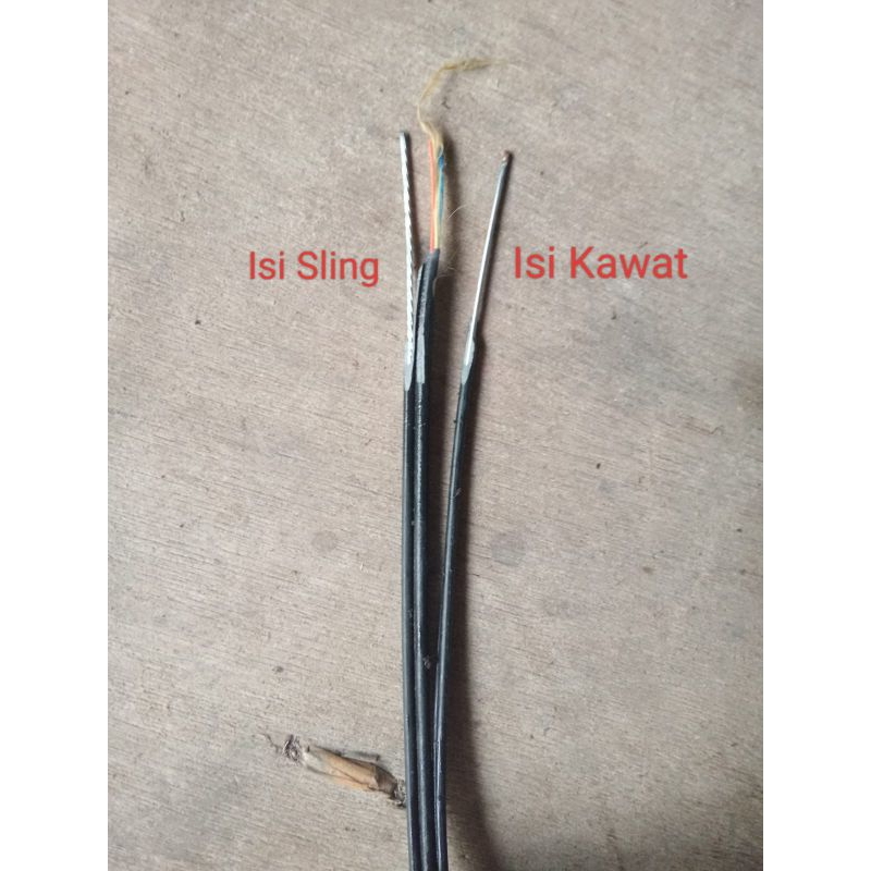 Rambatan anggur isi kawat dan sling