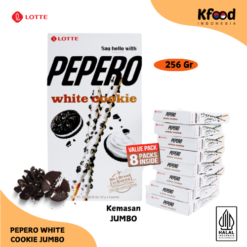 

Lotte Confectionery White Cookie Jumbo Pepero 256g