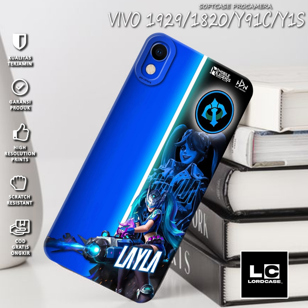Case compatible for VIVO 1929 1820 Y91C Y1S Casing Procamera VIVO Terbaru 2025 { Case MPL} Silikon H