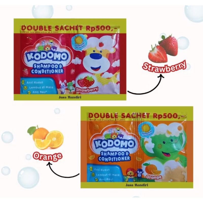 Shampoo Kodomo Sachet 12 x 10ml