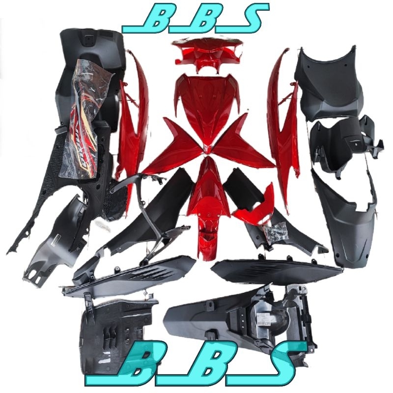 Full Cover Body Honda Vario 110 Fi LED | Full Set Bodi Vario 110 Fi LED Warna Hitam/Putih/Merah/Biru