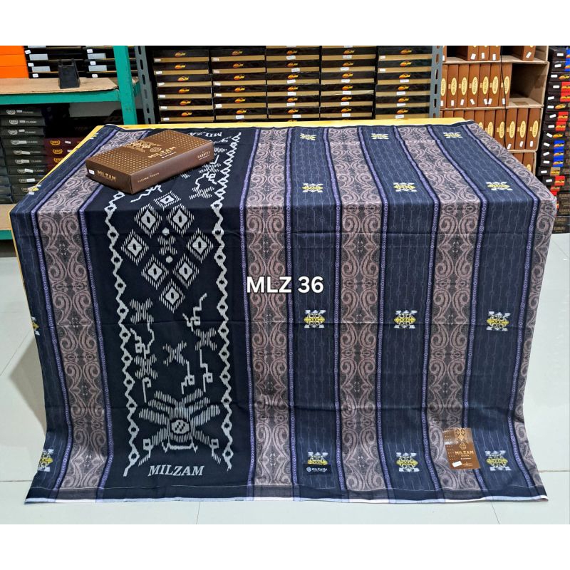 SARUNG MILZAM JACQUARD SILVER TERBARU